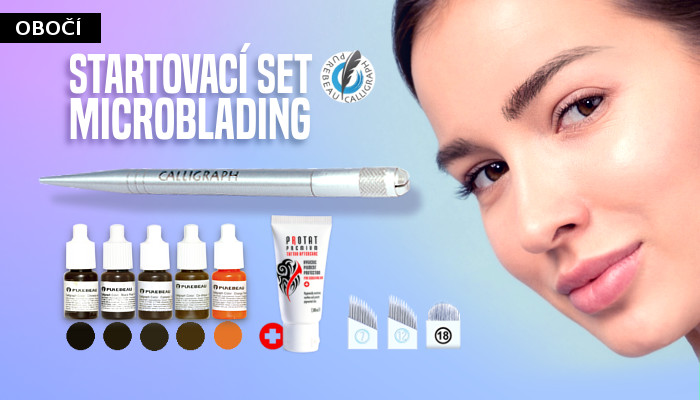 startovaci set Purebeau na Microblading oboci